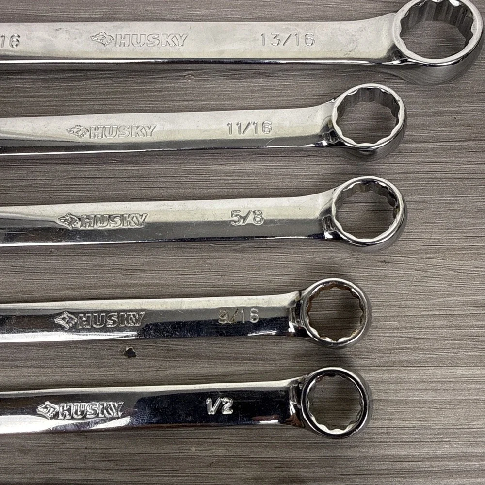 HUSKY TOOLS 7-piece 12-point SAE Combination wrench set 1/2